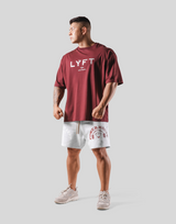 LÝFT × Power House Gym Logo Big T-Shirt - Red