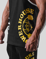 LÝFT × Power House Gym Logo TankTop - Black