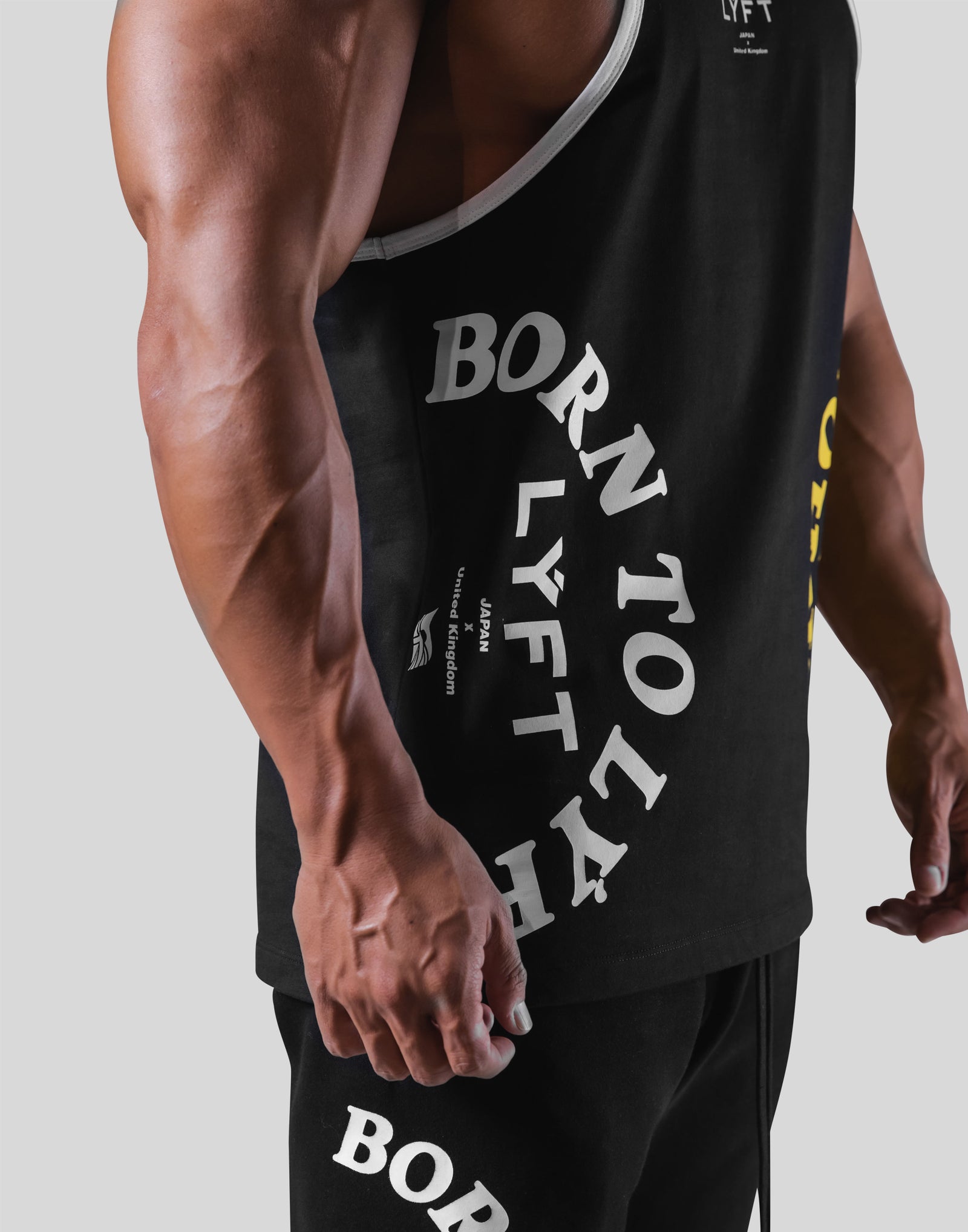 LÝFT × Power House Gym Logo TankTop - Black