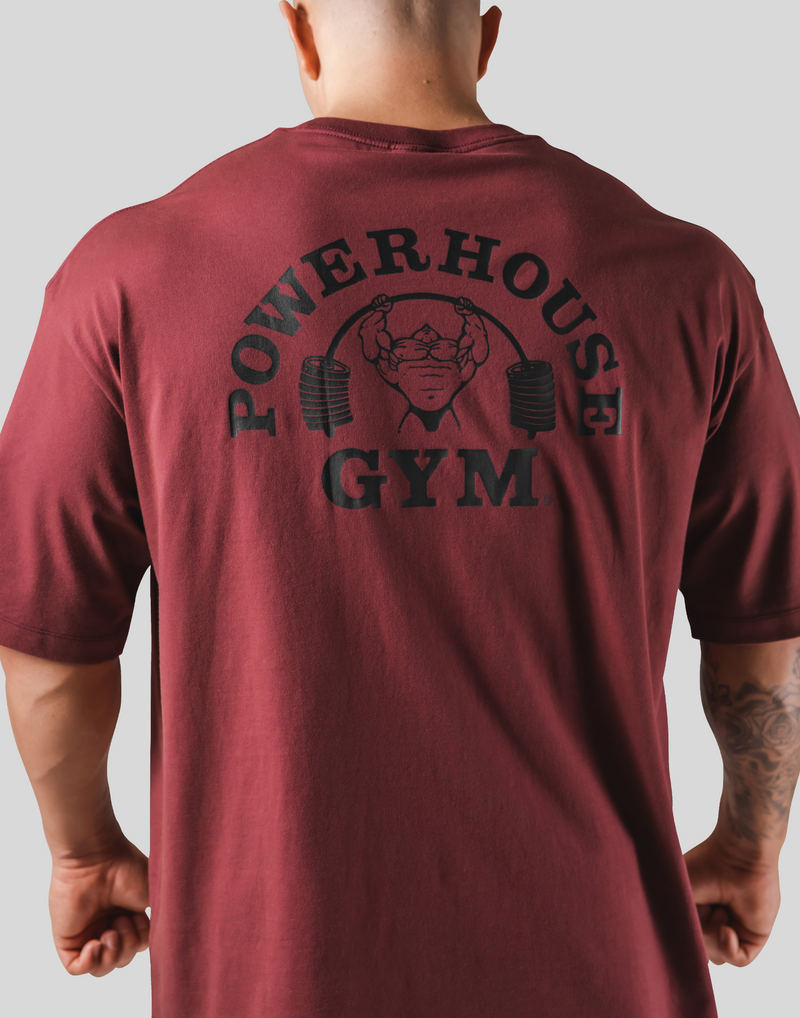 LÝFT × Power House Gym Logo Big T-Shirt - Red