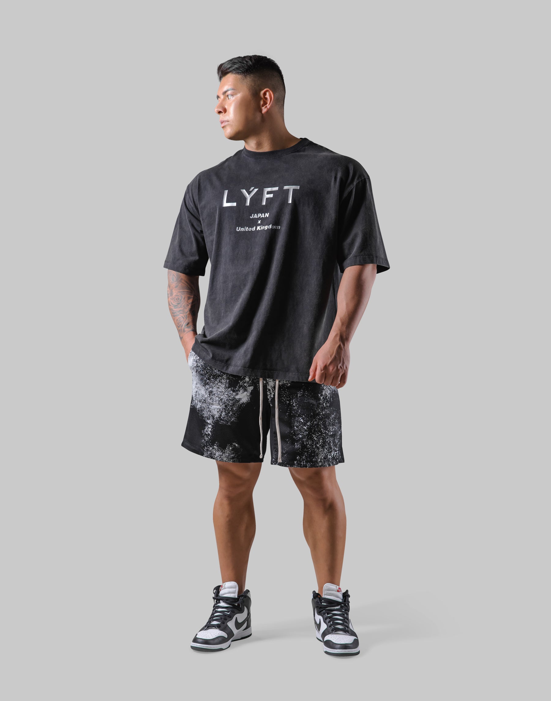 Standard Logo Vintage Big T-shirts - Black – LÝFT