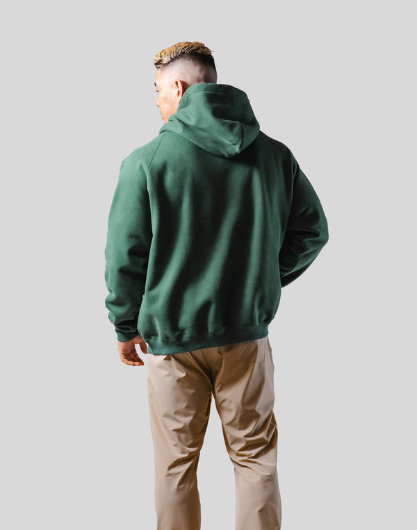College Logo Pullover Hoodie - Green