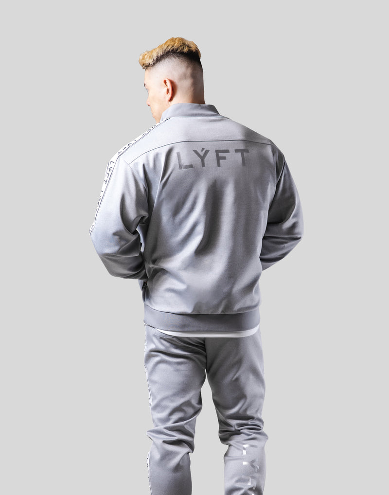 LÝFT Logo Line Track Jacket - Grey