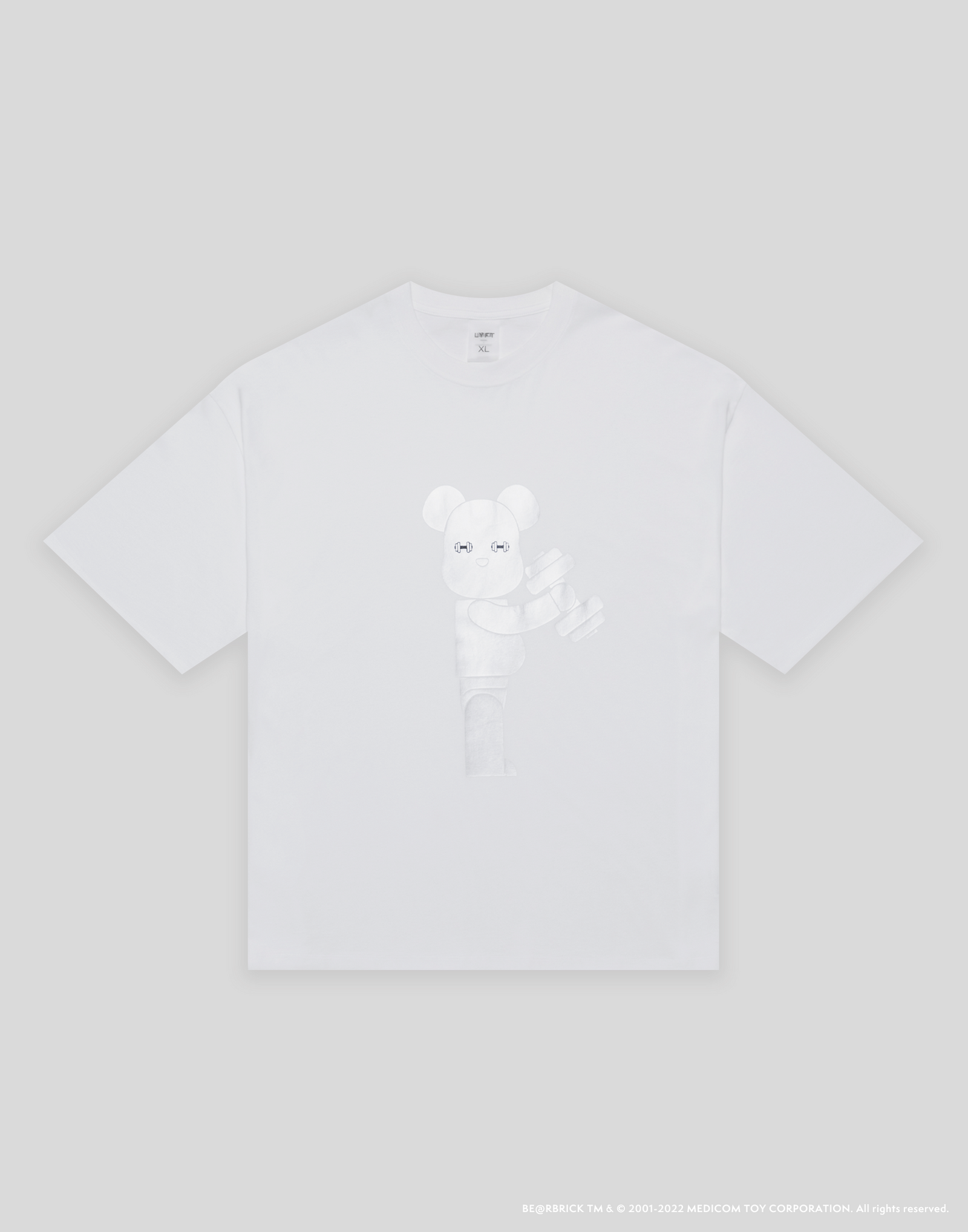T-Shirt Big atmos BE@RBRICK - LYFT 22SU-I（リフト atmos」と 