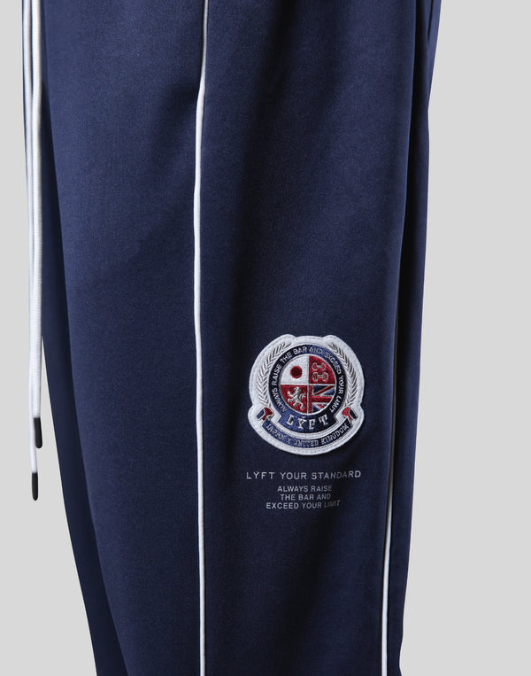 Round Separate Jersey Pants - Navy