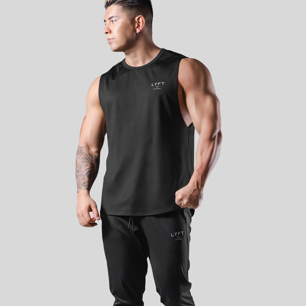 2Way Stretch Loose Fit Tanktop - Black – LÝFT