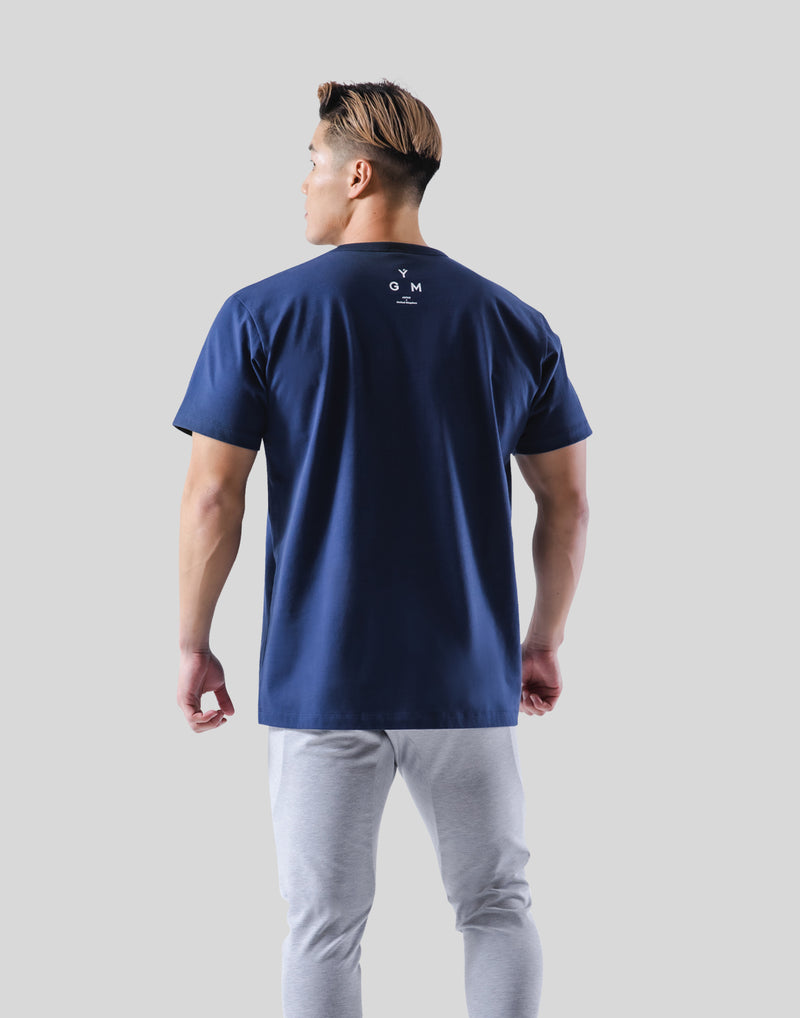 LÝFT GÝM Standard T-Shirt - Navy