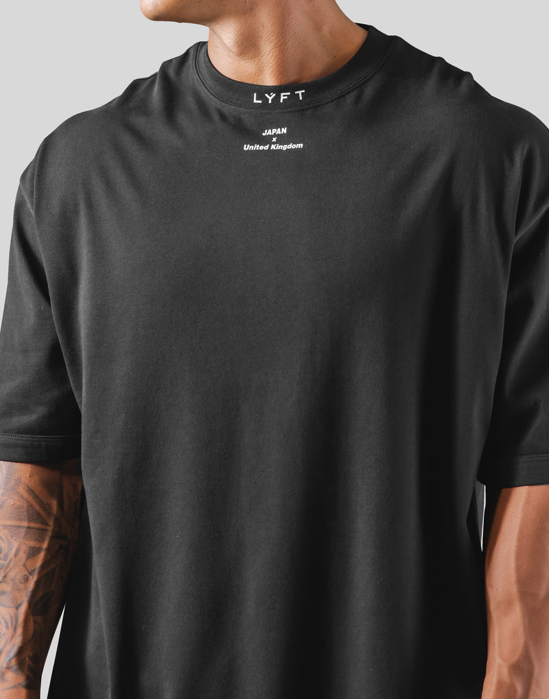 Neck Logo Big T-Shirt 2 - Black