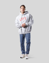 College Logo Pullover Hoodie - Grey