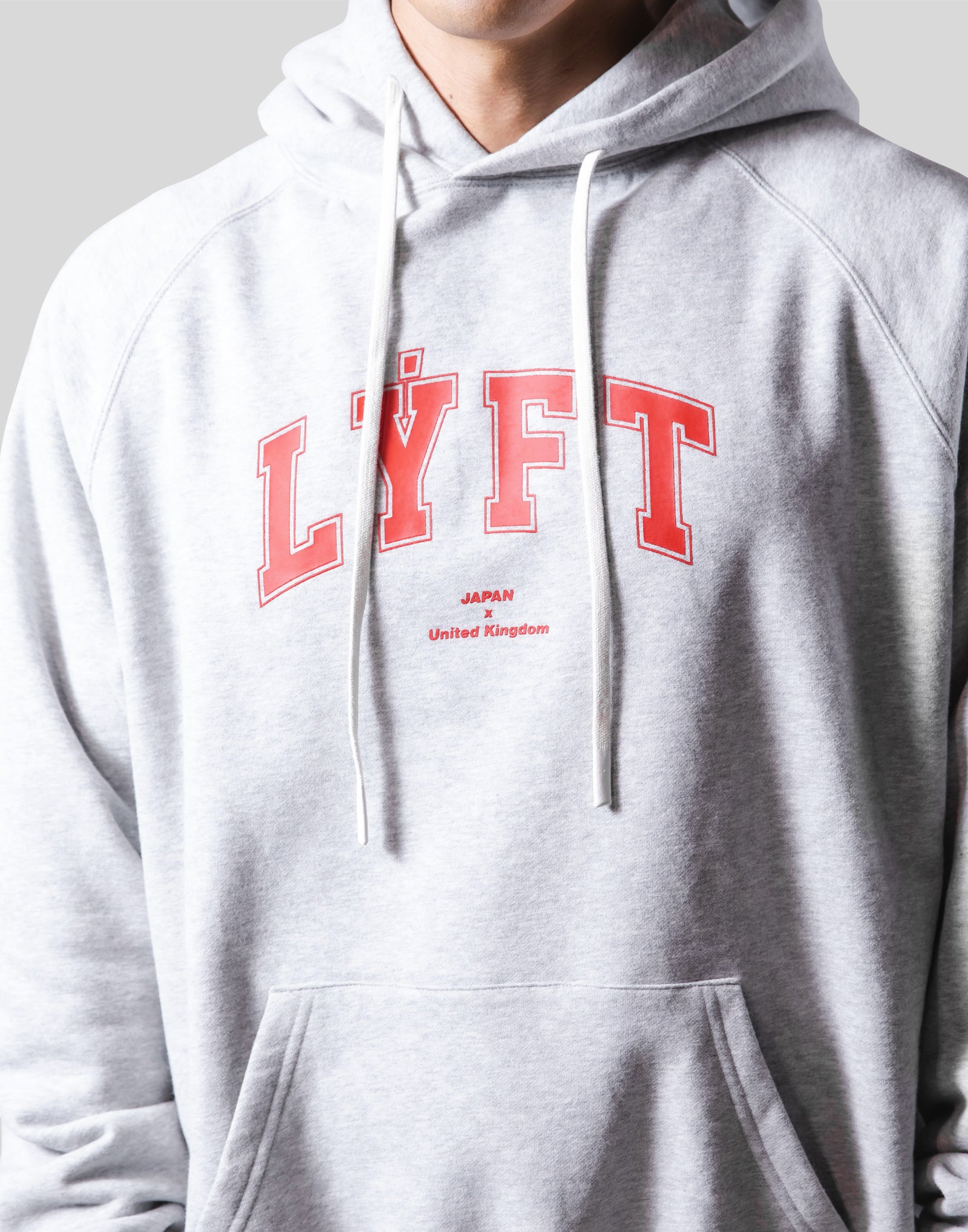 College Logo Pullover Hoodie - Grey – LÝFT
