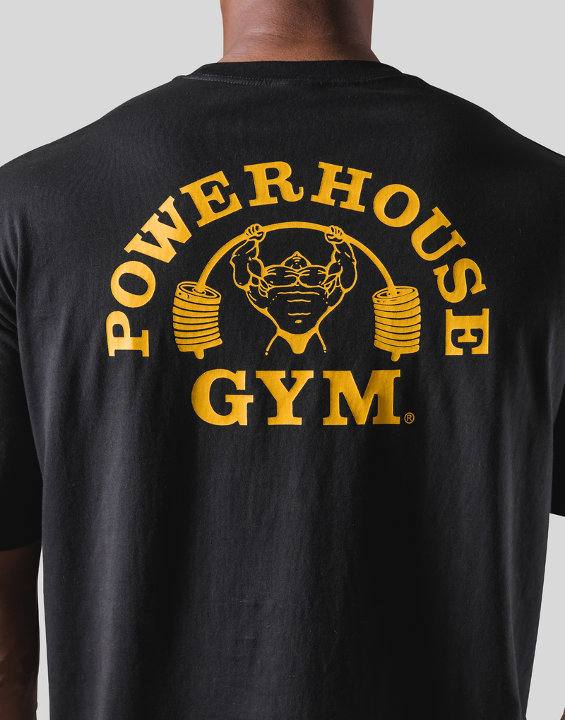 LÝFT × Power House Gym Logo Big T-Shirt - Black LÝFT × Power House Gym Logo Big T-Shirt - Black