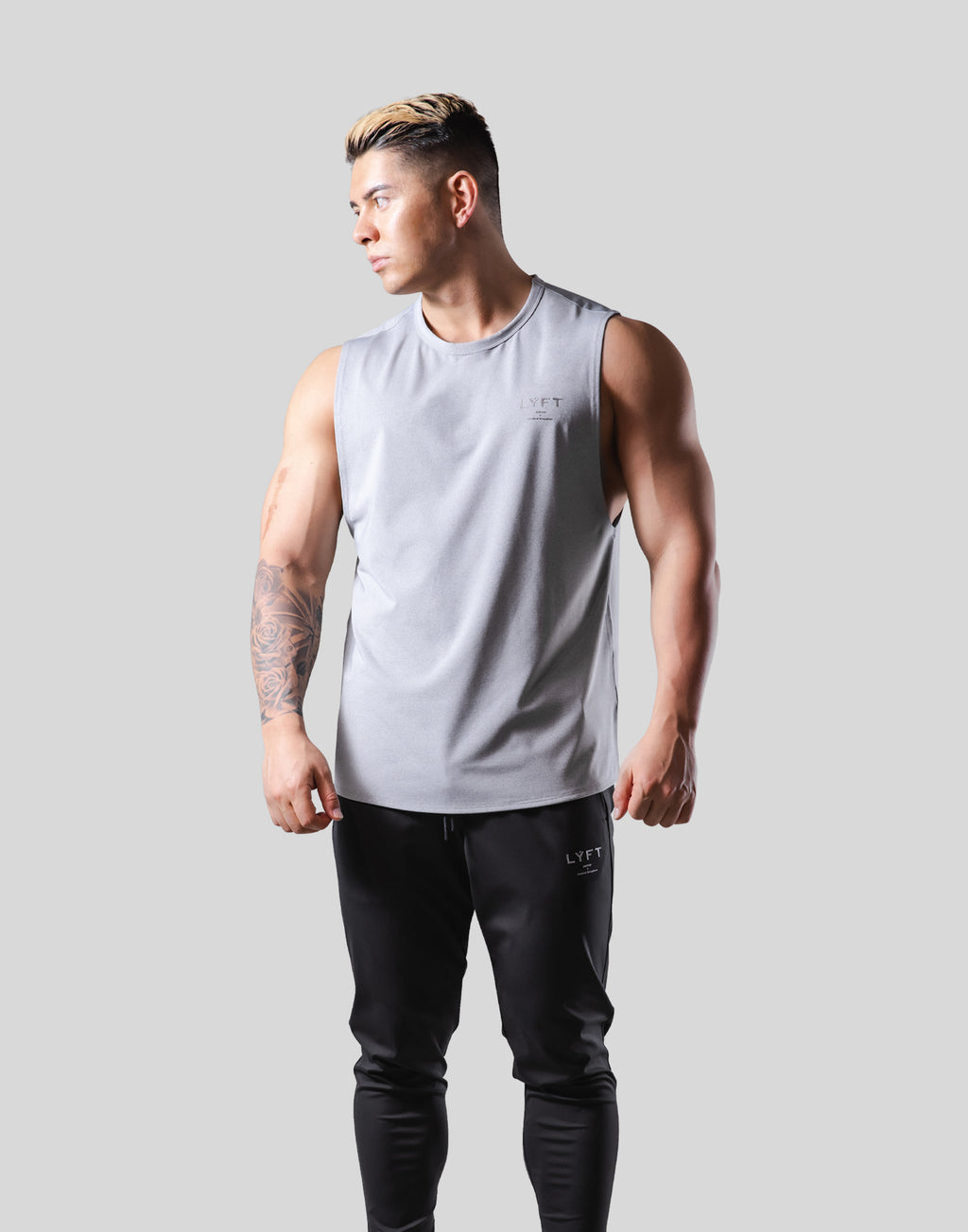 2Way Stretch Loose Fit Tanktop - Grey – LÝFT