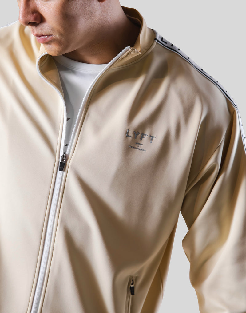 LÝFT Logo Line Track Jacket - Beige