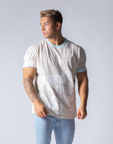 Big Size Lion T-Shirt -  Ivory / White