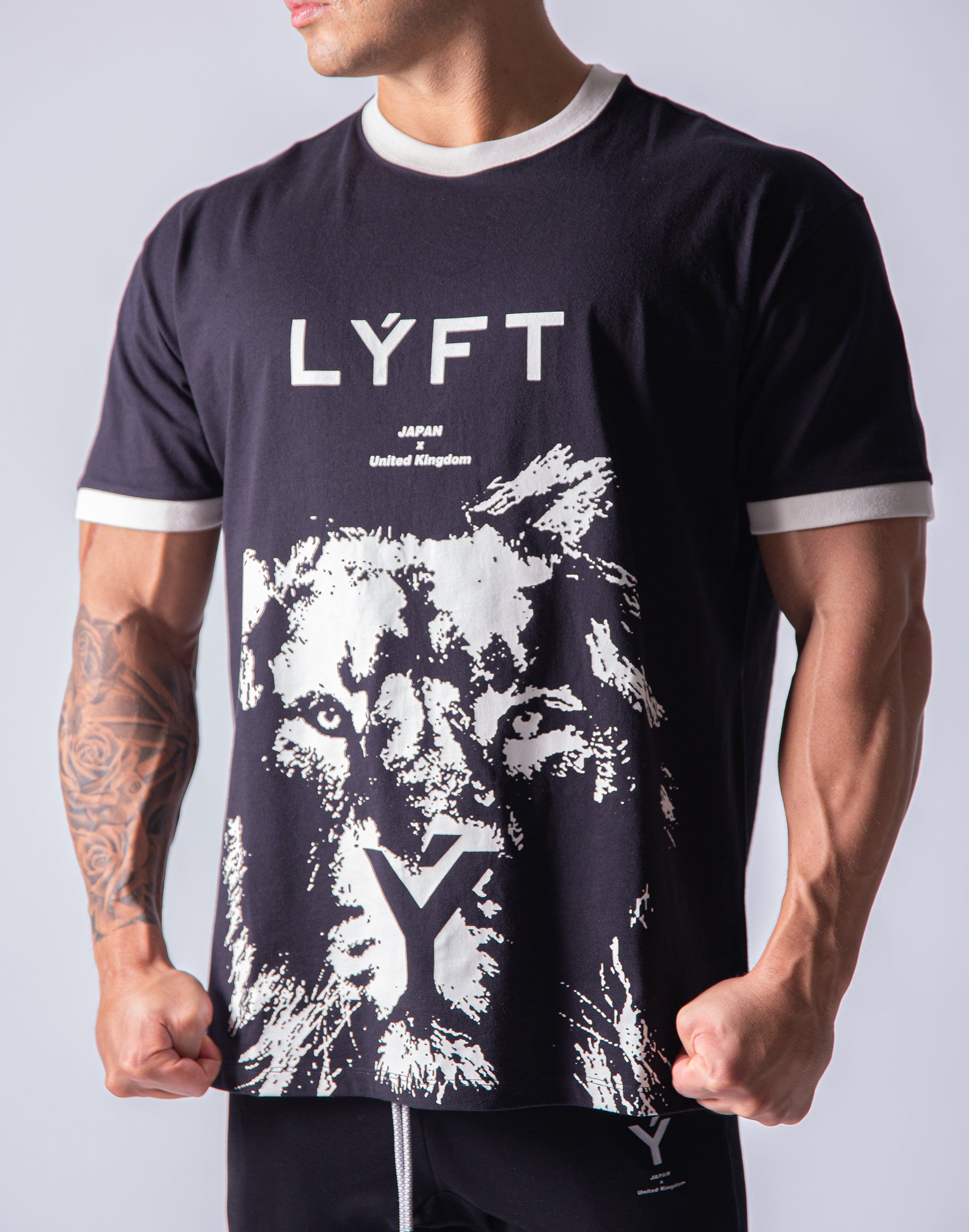 LYFT(リフト/T-シャツ)Big Size Lion T-Shirt - Black – LÝFT
