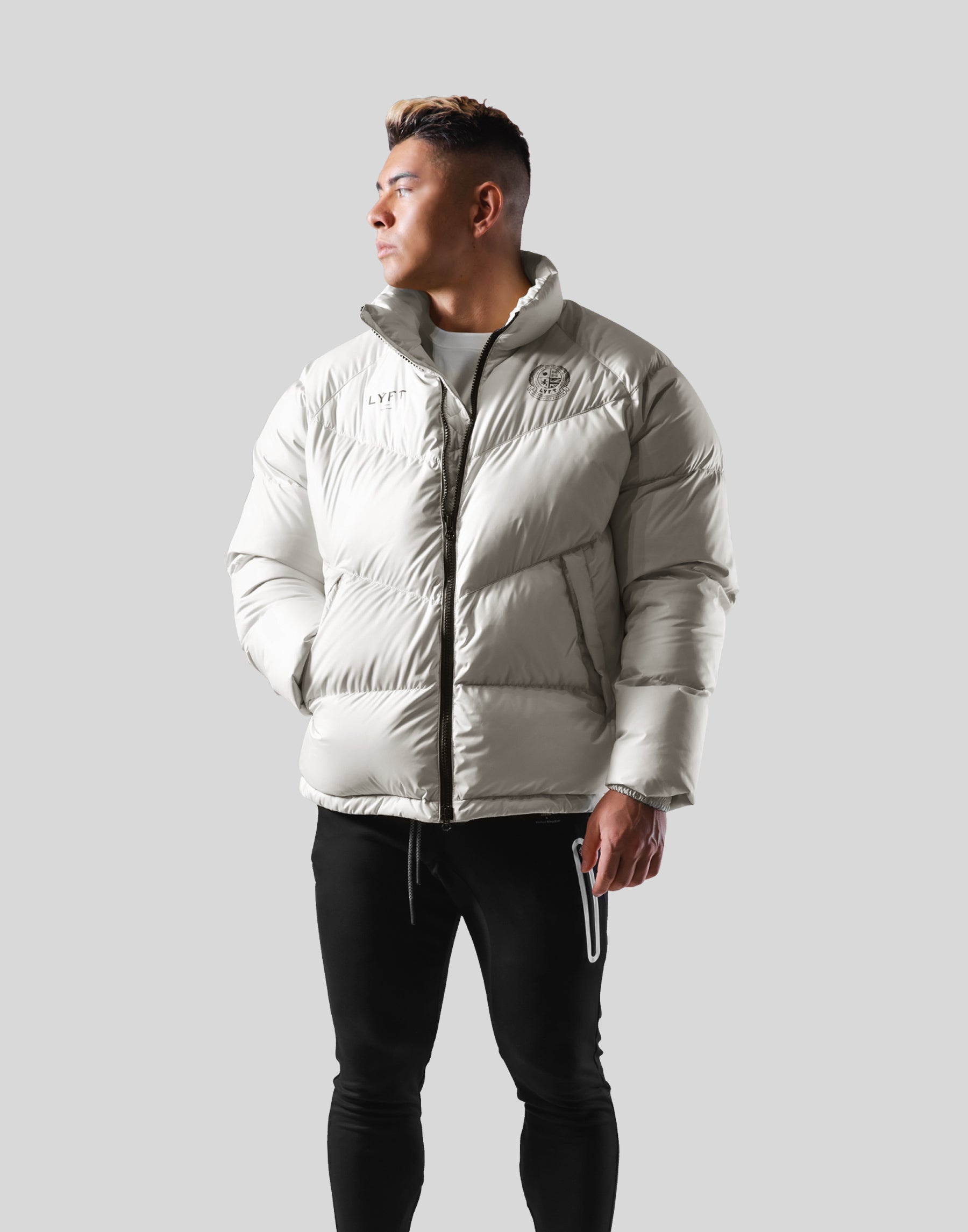 Lyft Rider Jacket Emblem Genuine Down Jacket - White – LÝFT