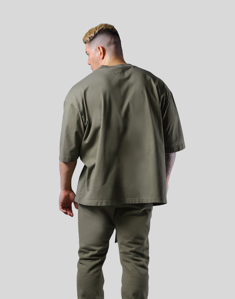 Old English Extra Big T-Shirt - Olive