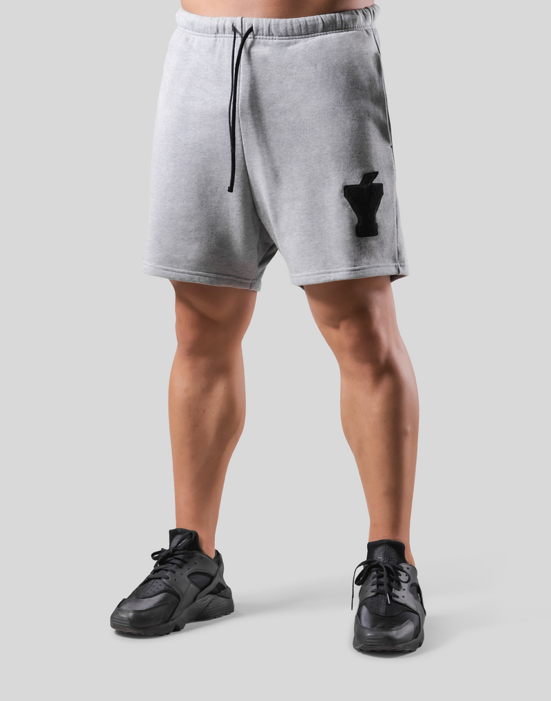 Y Wappen Sweat Shorts - Grey
