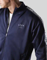 LÝFT Logo Line Track Jacket - Navy