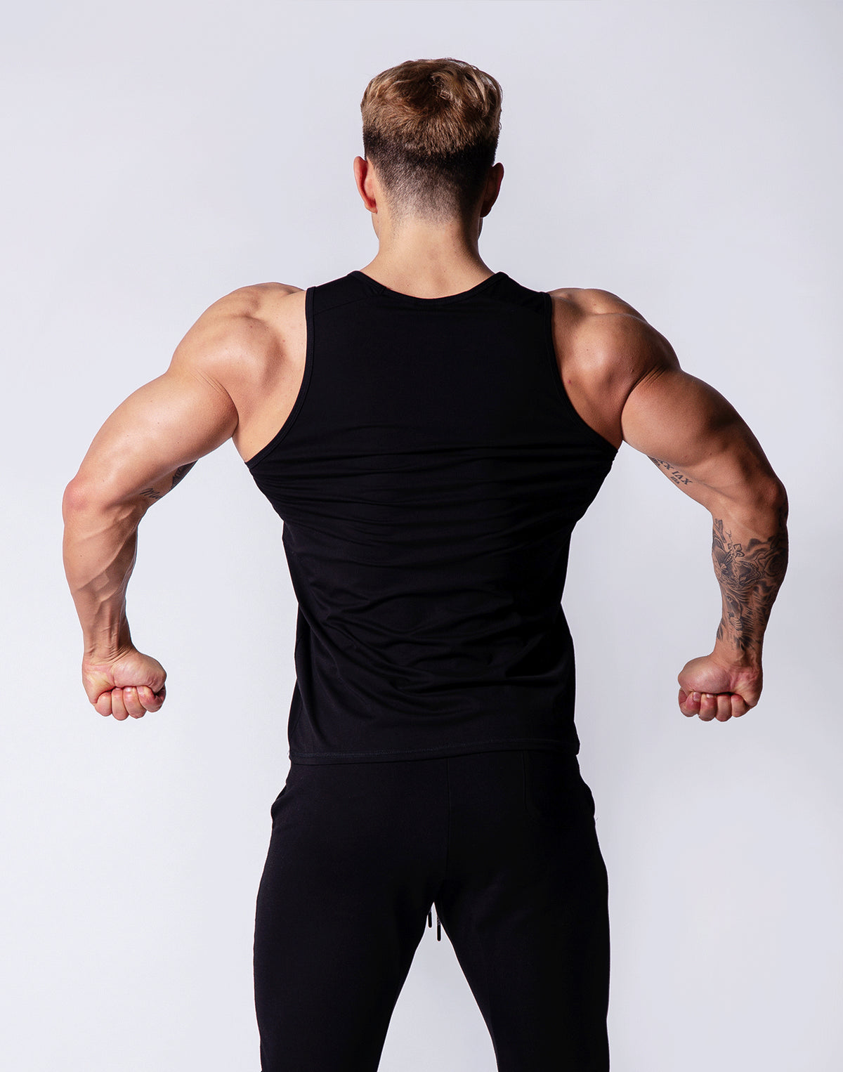 Sportec Standard Fit Tanktop / Black /White