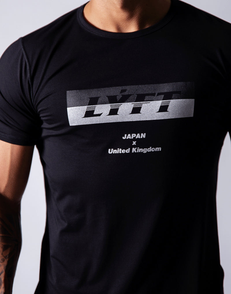 Sportec Standard Fit T-Shirts / Black / White