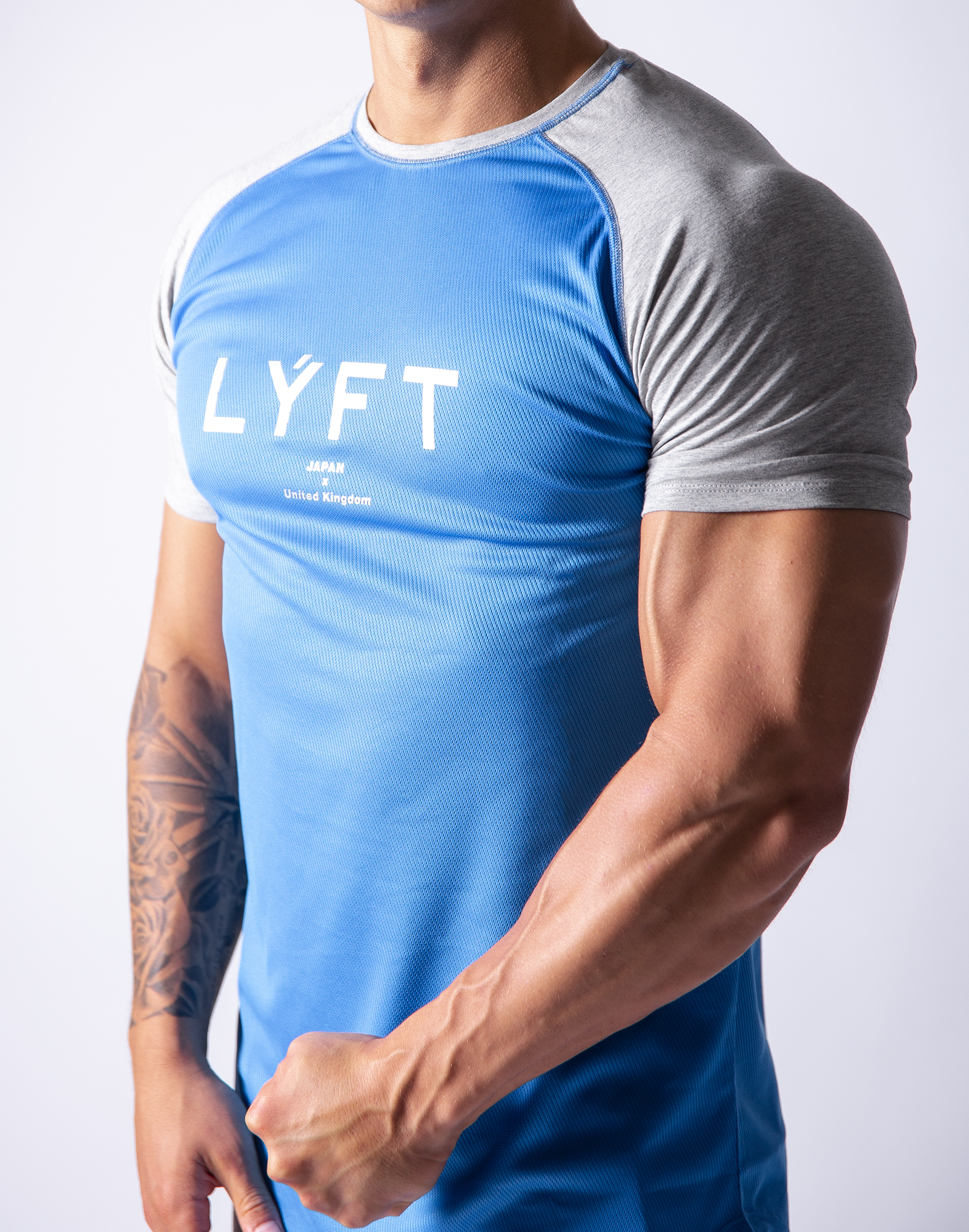 LYFT Tシャツ メッシュ LÝFT MESH T-Shirt - Grey
