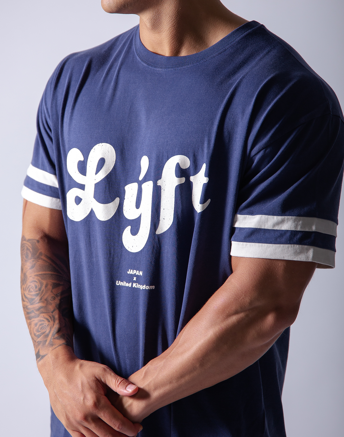 LÝFT Wash Big T-Shirt - Navy