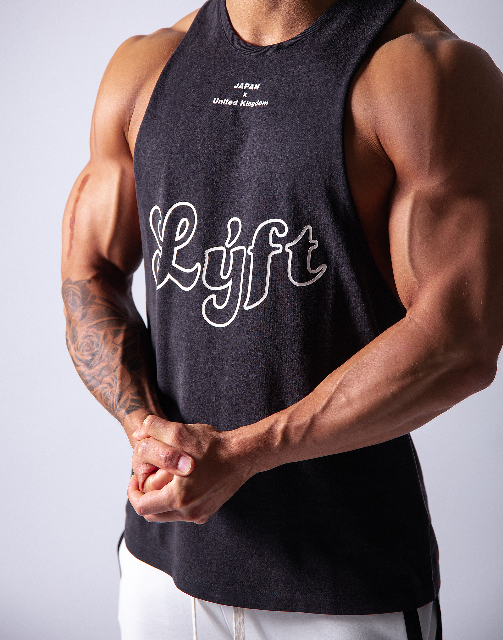 LÝFT Wash Tanktop - Black LÝFT Wash Tanktop - Black