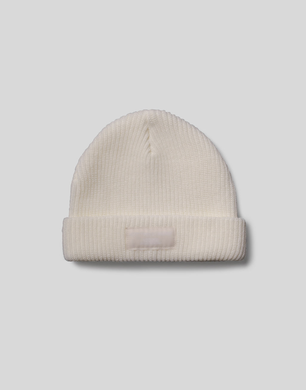 Woven Label Knit Cap - White – LÝFT
