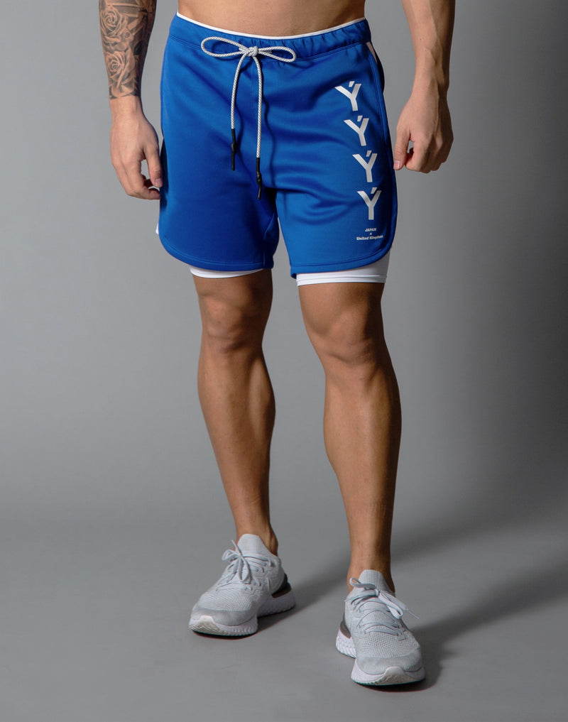 LÝFT Strong Shorts with leggings - Blue