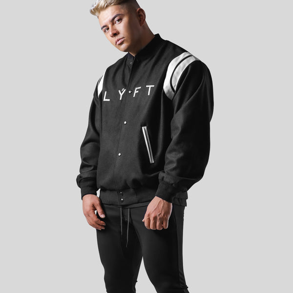 LYFT リフト スタジアムジャケット アウター オーバーサイズ グレイ XL 