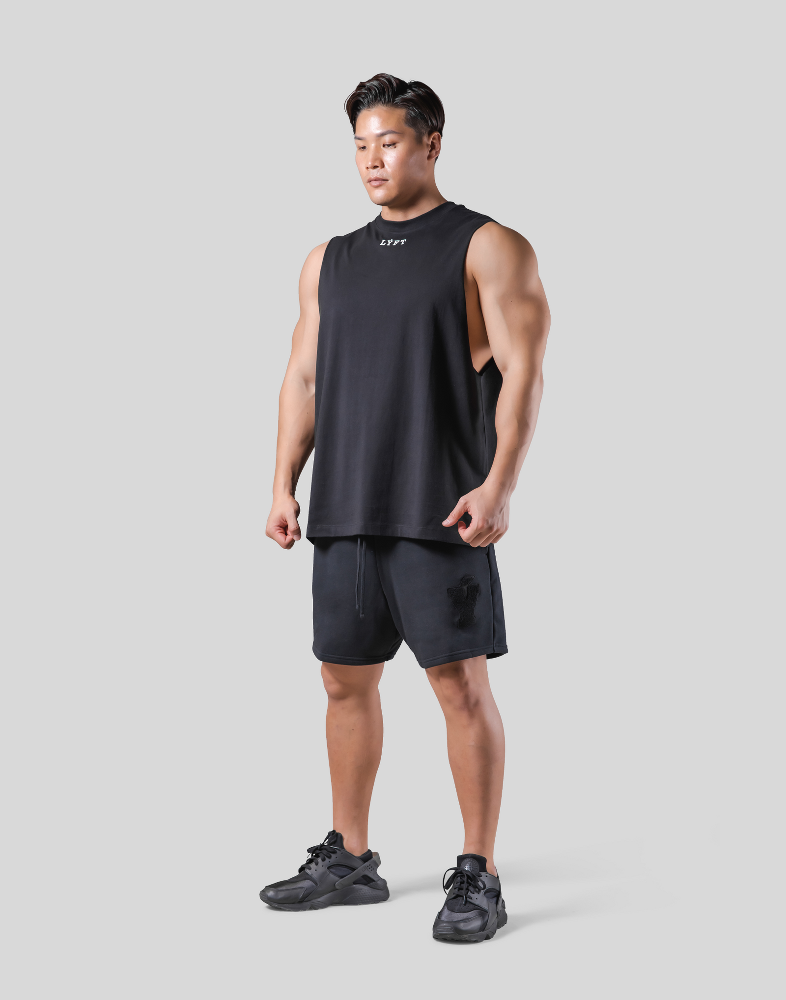 Back Arch Flag Drop Tanktop - Black – LÝFT