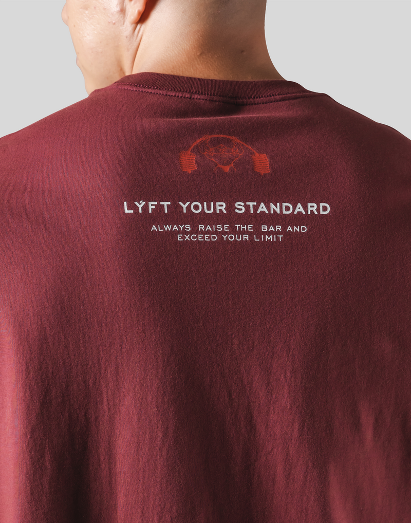 LÝFT × Power House Gym Lion Big T-Shirt - Red