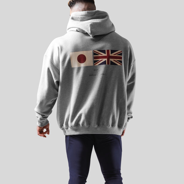 Flag Oversize Sweat Hoodie - Grey – LÝFT
