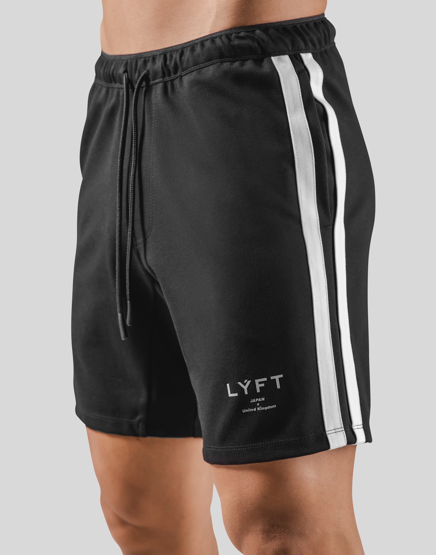 2Way Stretch 2 Line Shorts - Black – LÝFT
