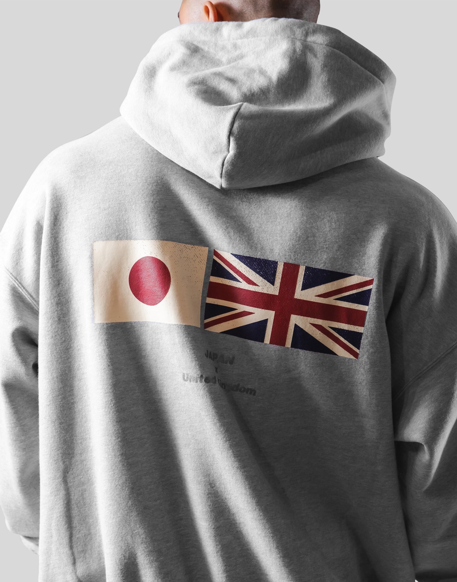 Flag Oversize Sweat Hoodie - Grey – LÝFT