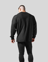LÝFT Logo Raglan Long T-Shirt - Black