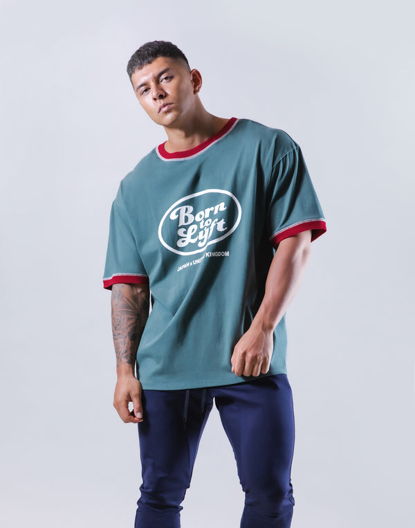 Old Logo Piping Big T-Shirt - Green