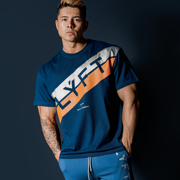 LYFT(リフト)トレーニングウェア/T-シャツ:Stripe Big Size T-Shirt LYFT(リフト)トレーニングウェア/T-シャツ:Stripe Big Size T-Shirt