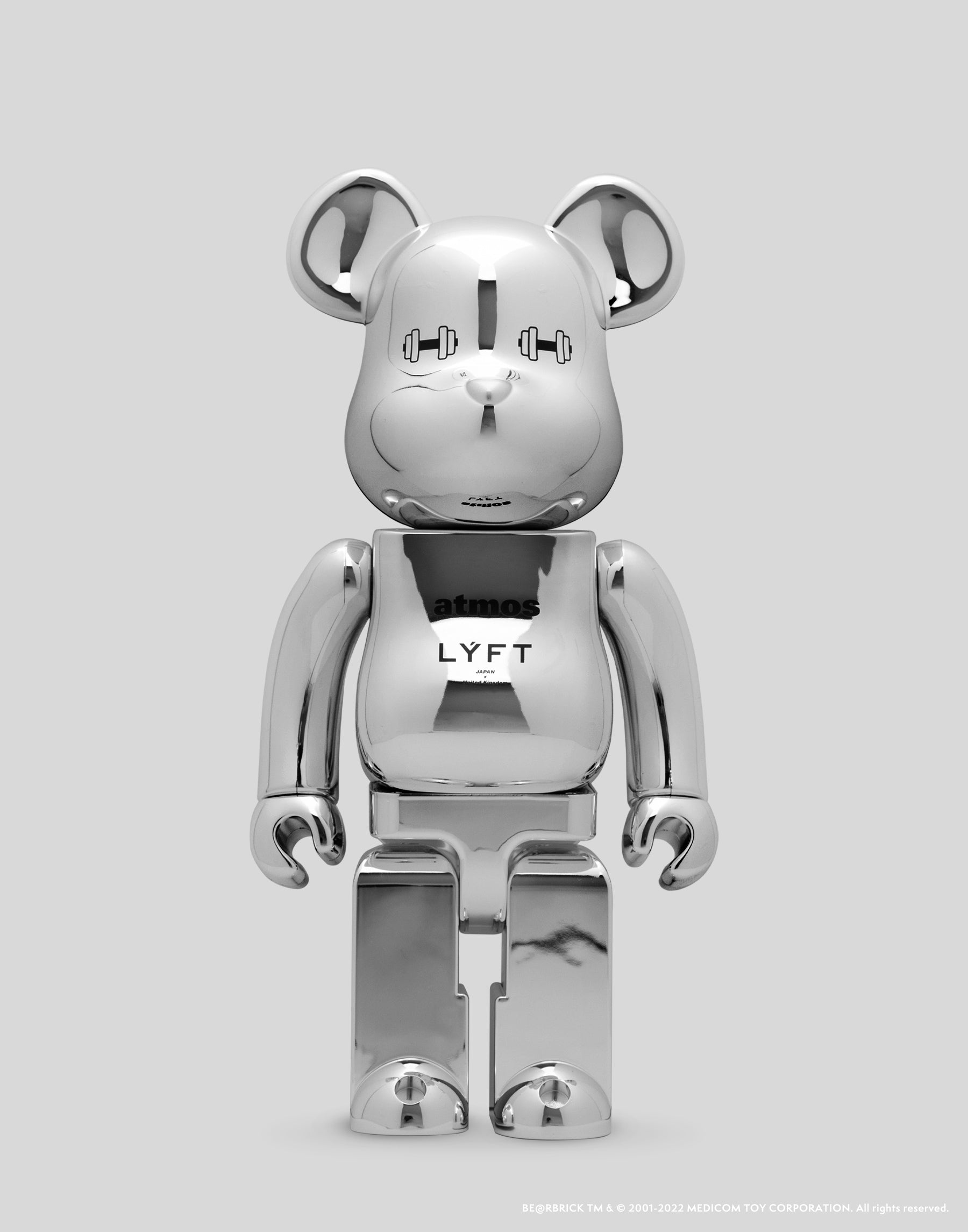 nm-1355) BE＠RBRICK atmos×LYFT 100％＆400％ BE@RBRICK atmos×LÝFT 100% & 400%