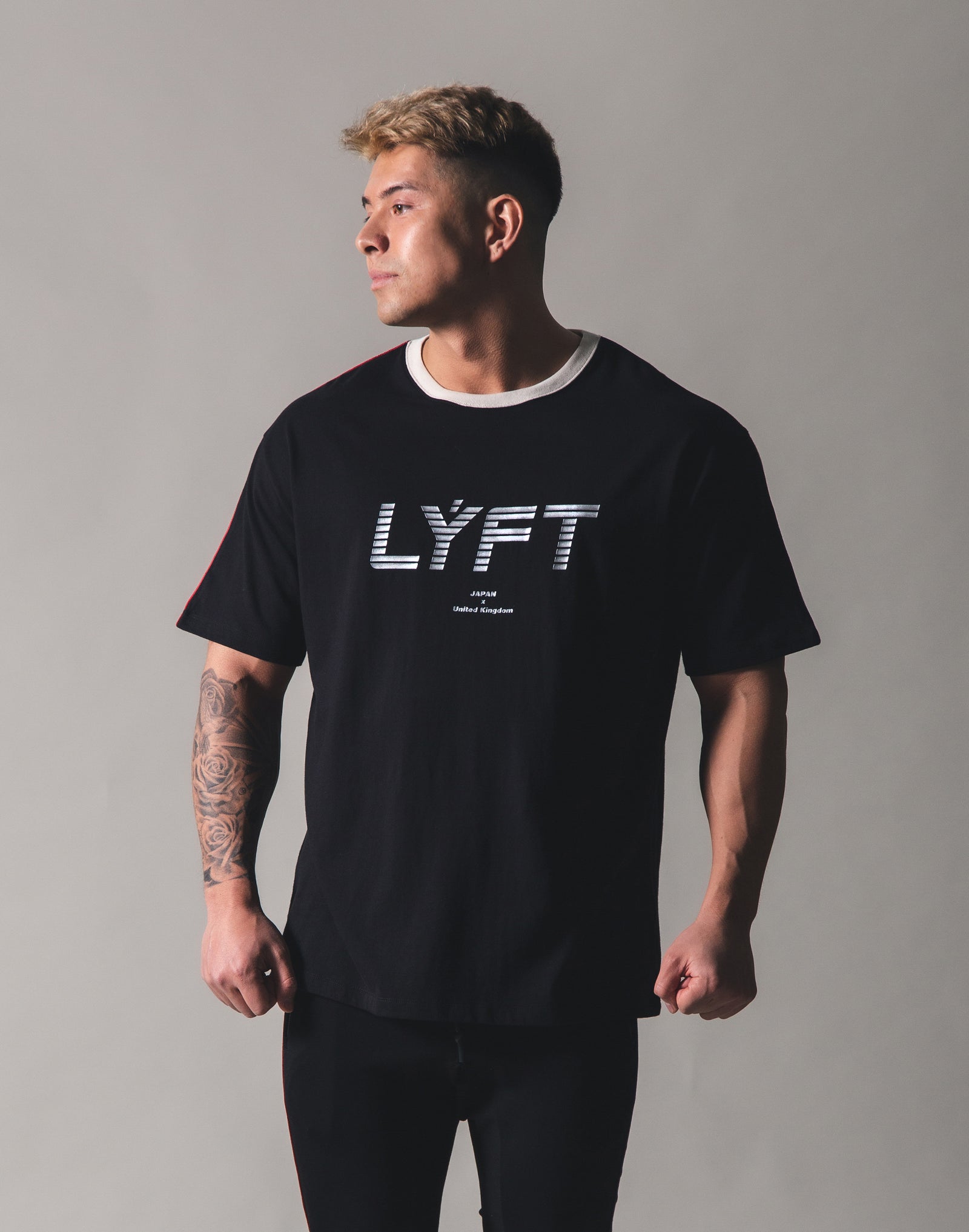 Piping Big T-Shirt - Black – LÝFT