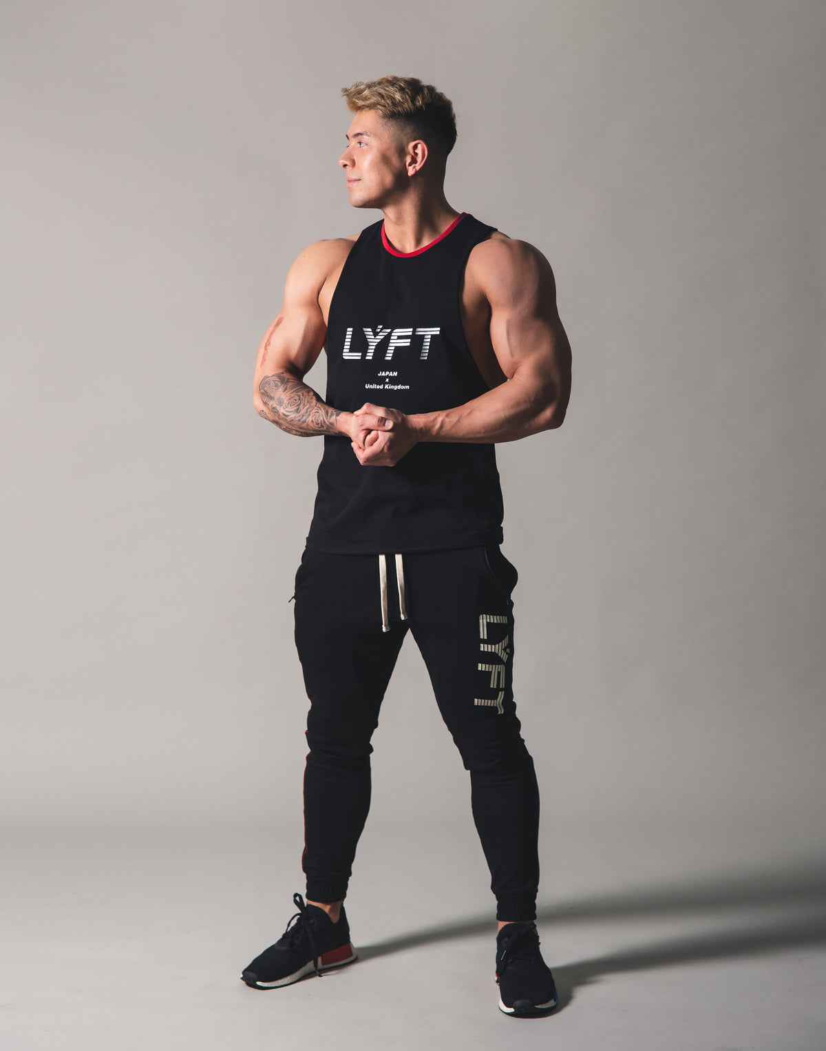 Drop Shoulder Tanktop - Black