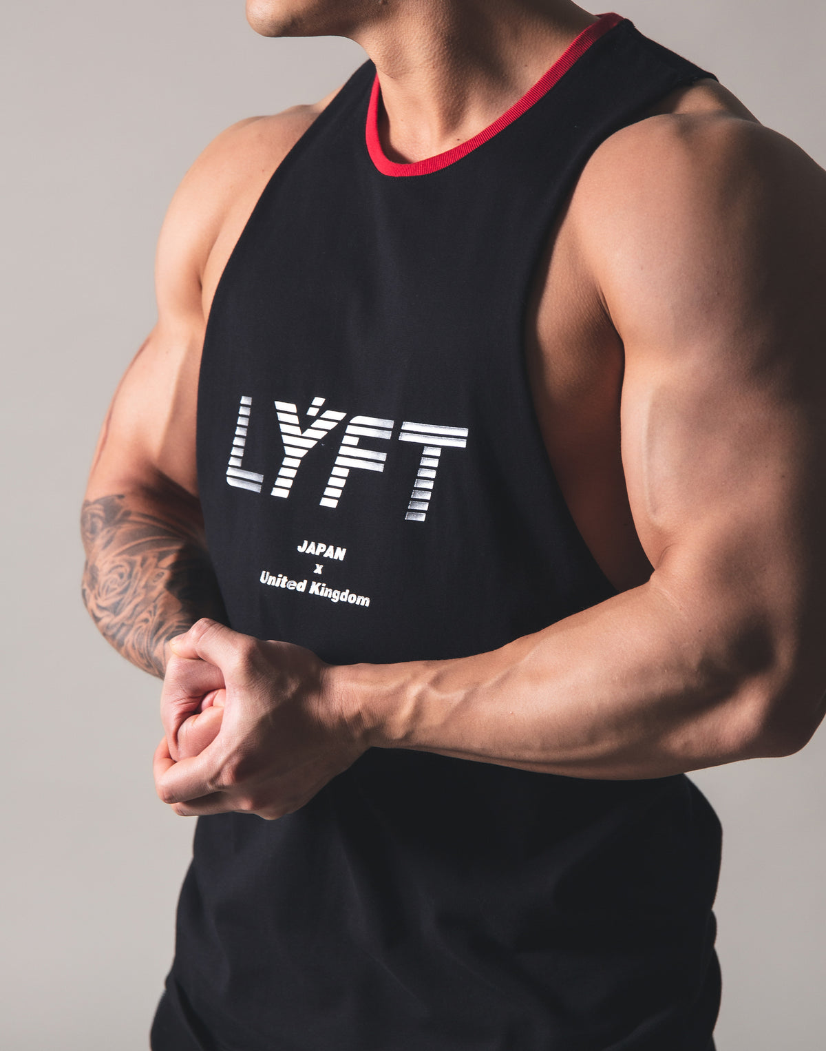 Drop Shoulder Tanktop - Black