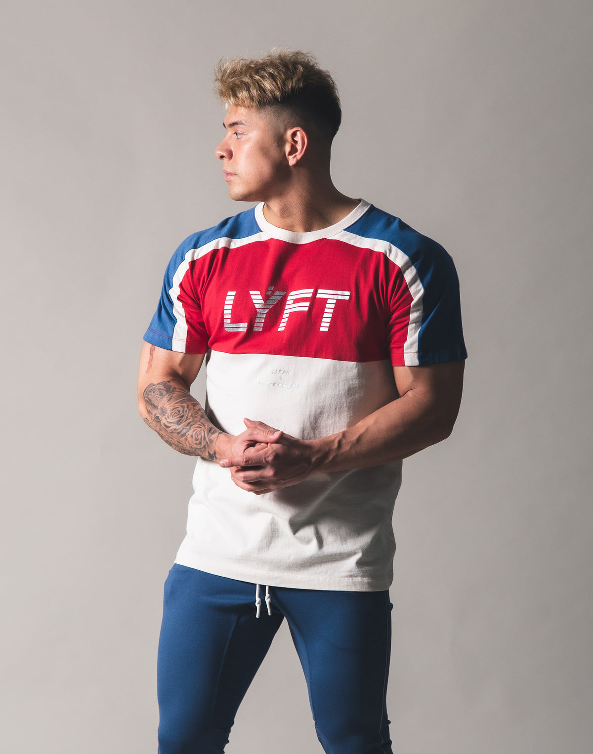 Mix Standard T-Shirt - Off White/Red