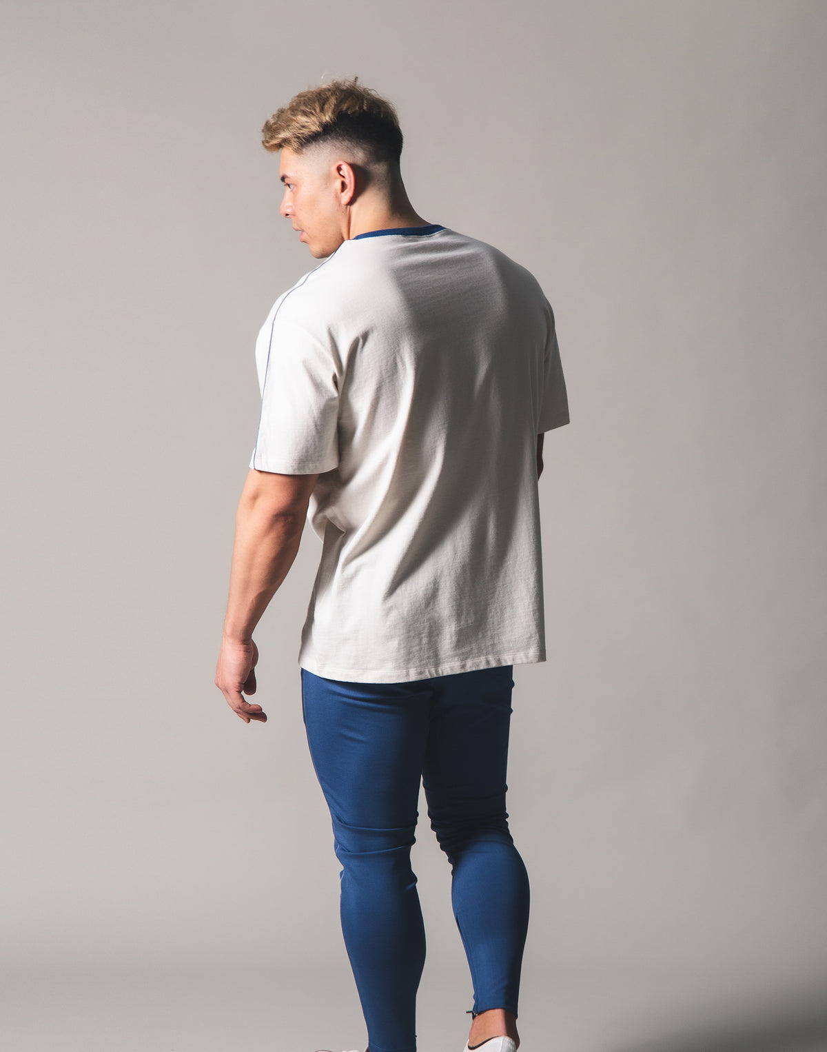 Piping Big T-Shirt - Off White