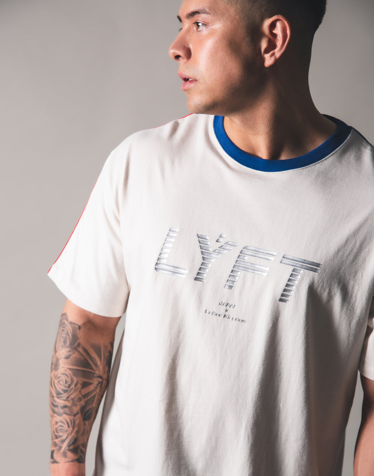 Piping Big T-Shirt - Off White