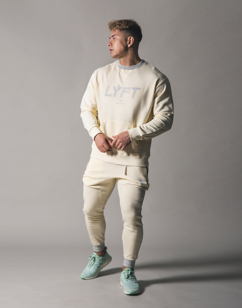 Piping Sweat Crew Neck - Champagne