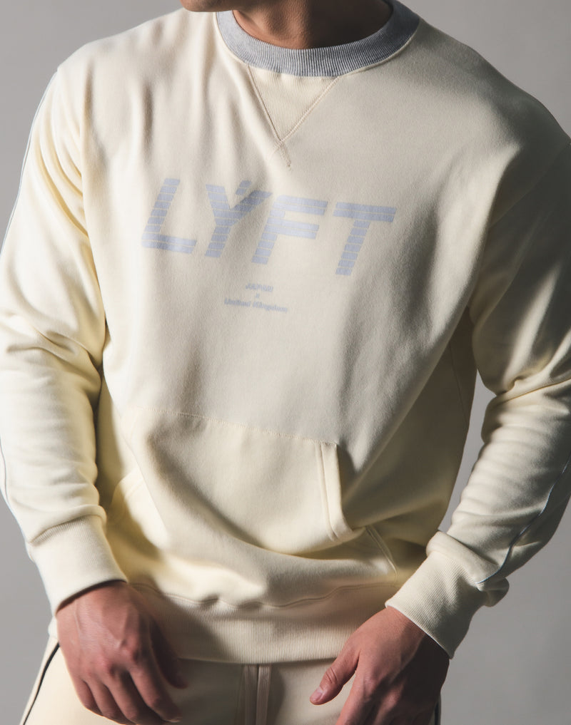 Piping Sweat Crew Neck - Champagne