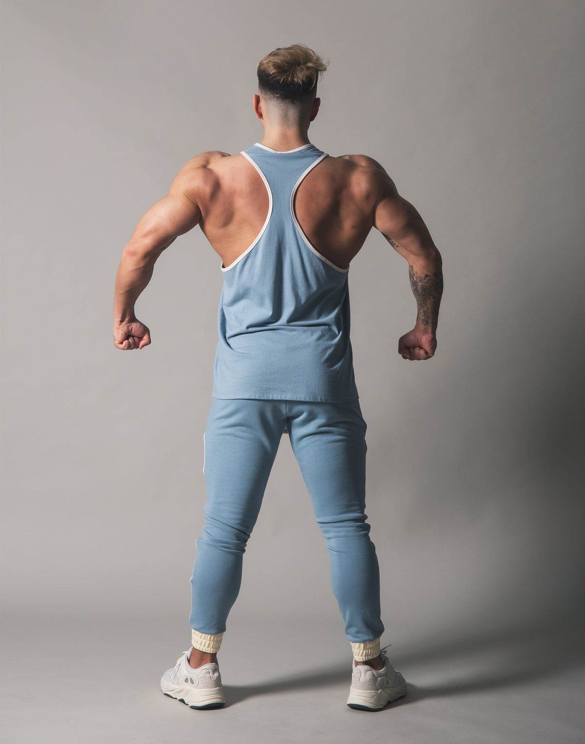 Piping Training Tanktop - L.Blue