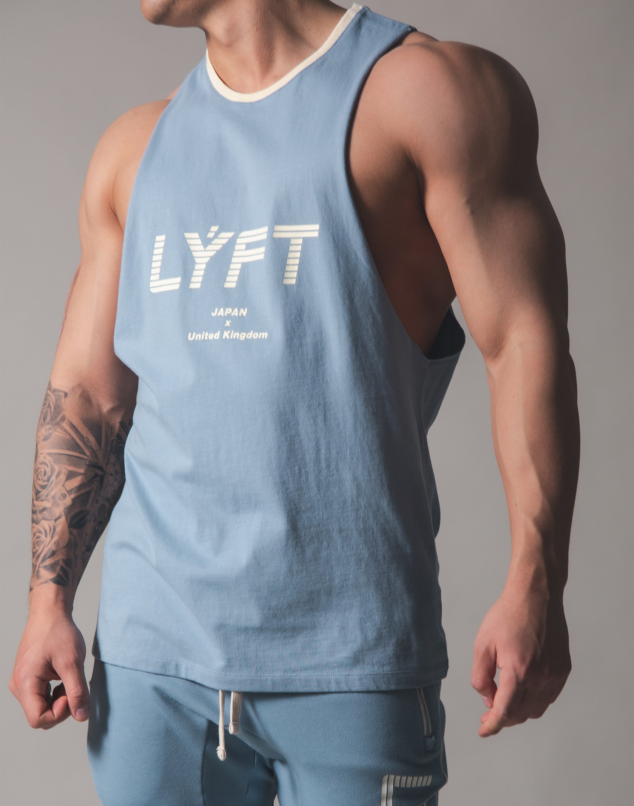 Drop Shoulder Tanktop - L.Blue – LÝFT